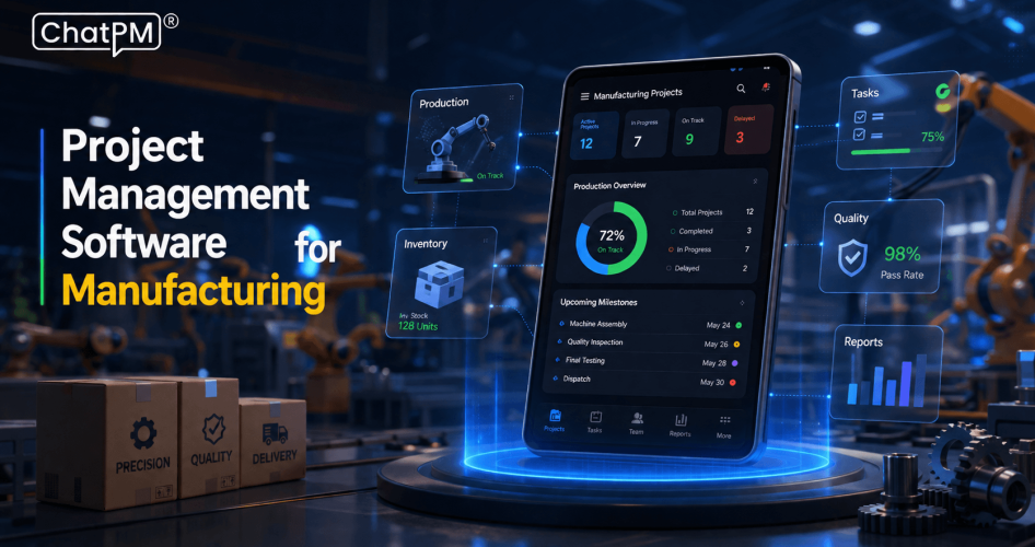 project management software for manufacturing
