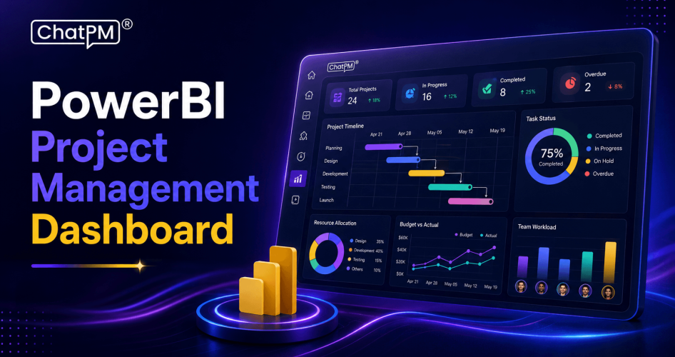 PowerBI project management dashboard