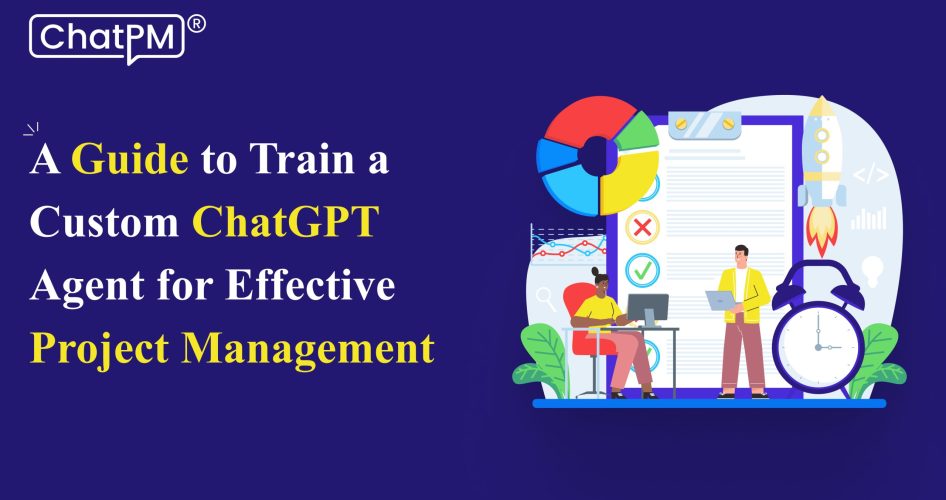 Illustration of a custom ChatGPT agent managing project tasks and team collaboration